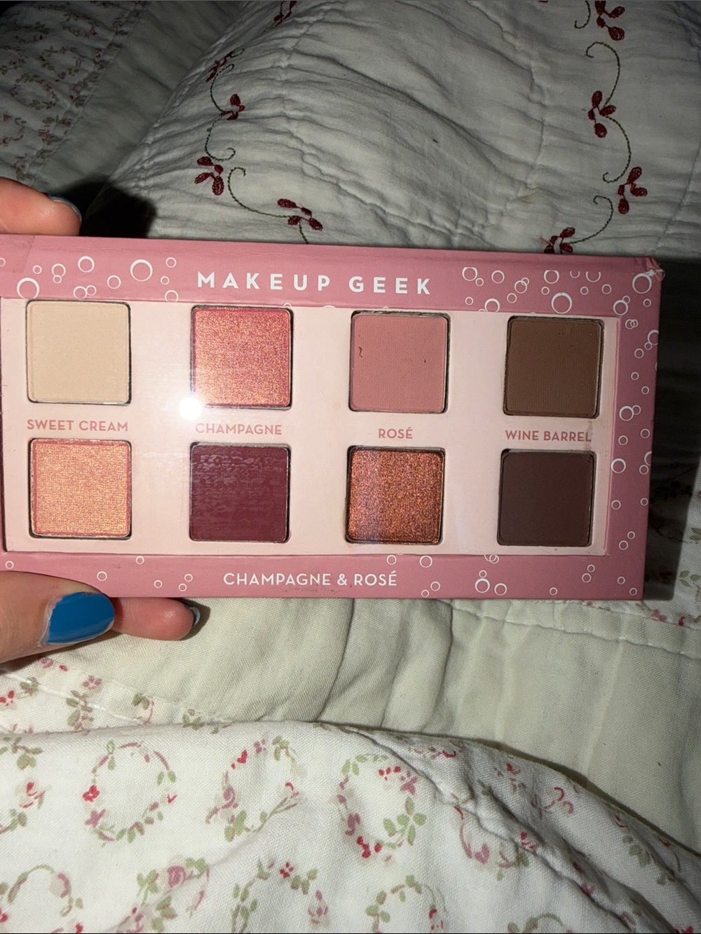 Makeup Geek Champagne & Rosé Eyeshadow Palette - Rosé/Champagne Shades